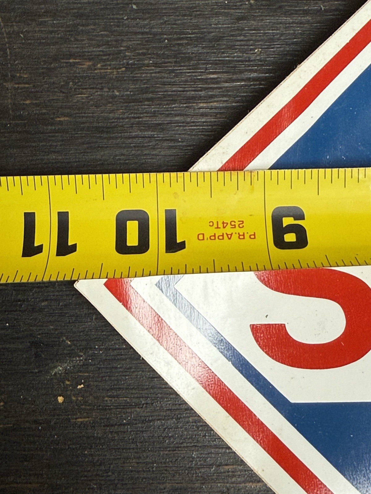 RARE Vintage SKELLY PRODUCTS Gas Pump Gas Oil Station Advertising Decal Sticker