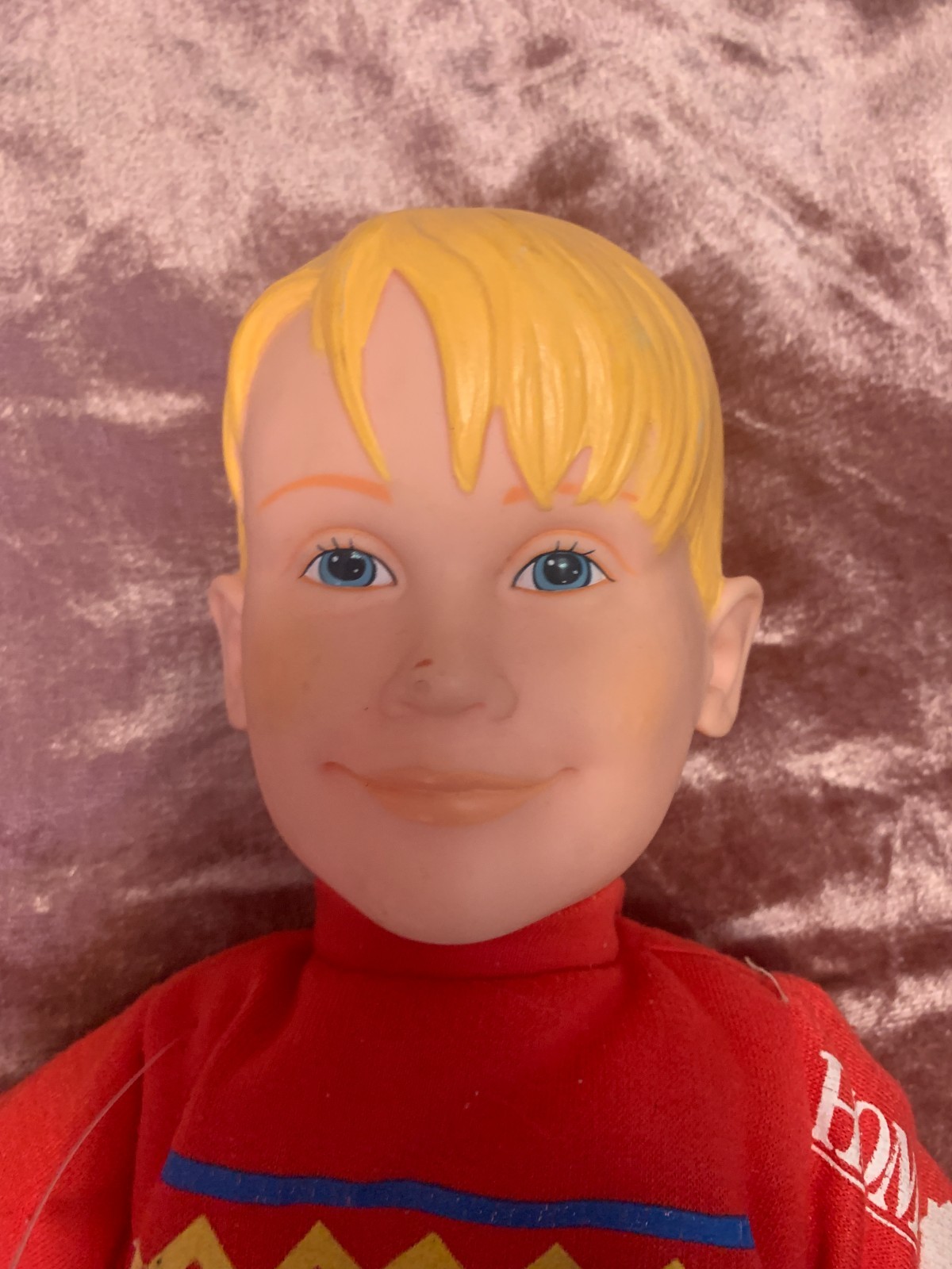 Vintage 90s Home Alone 2 18" Talking Kevin Doll Set Lost In New York Pull String
