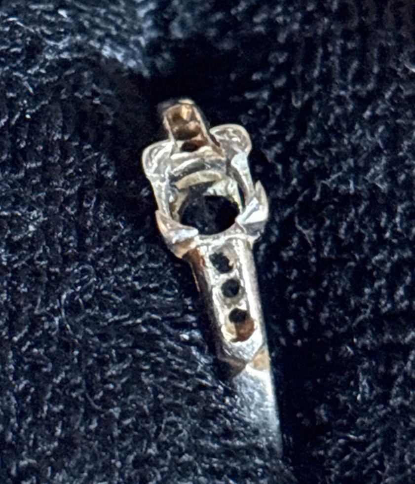 Platinum Solitaire Engagement Ring Setting – 0% IRID‑PLAT – Unmounted – 2.31g