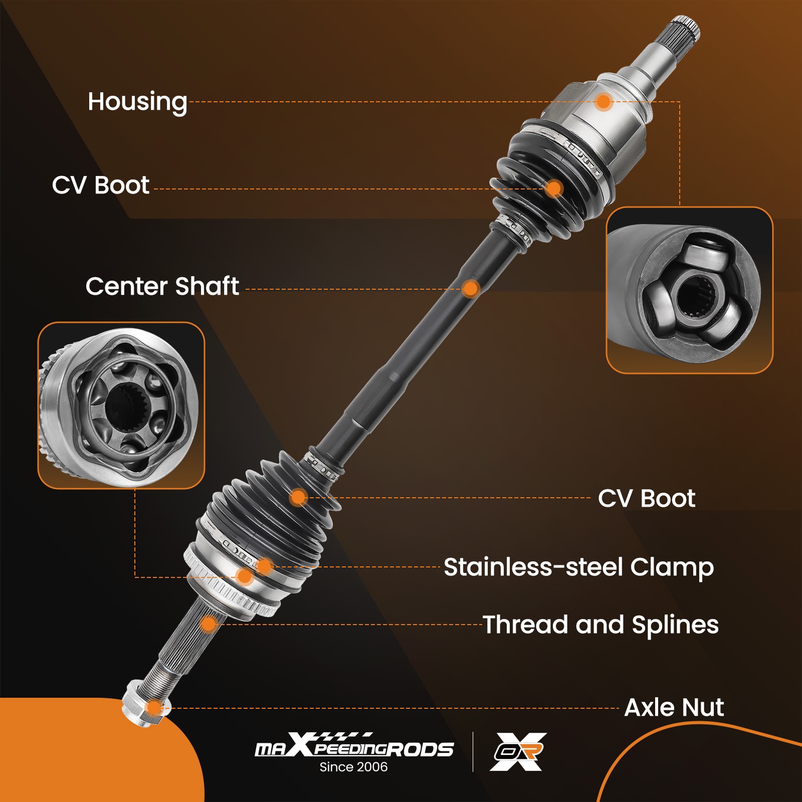 Front Pair CV Axle Assembly For Toyota Corolla 1.8L 2009 2010 11 2012 2013-2018