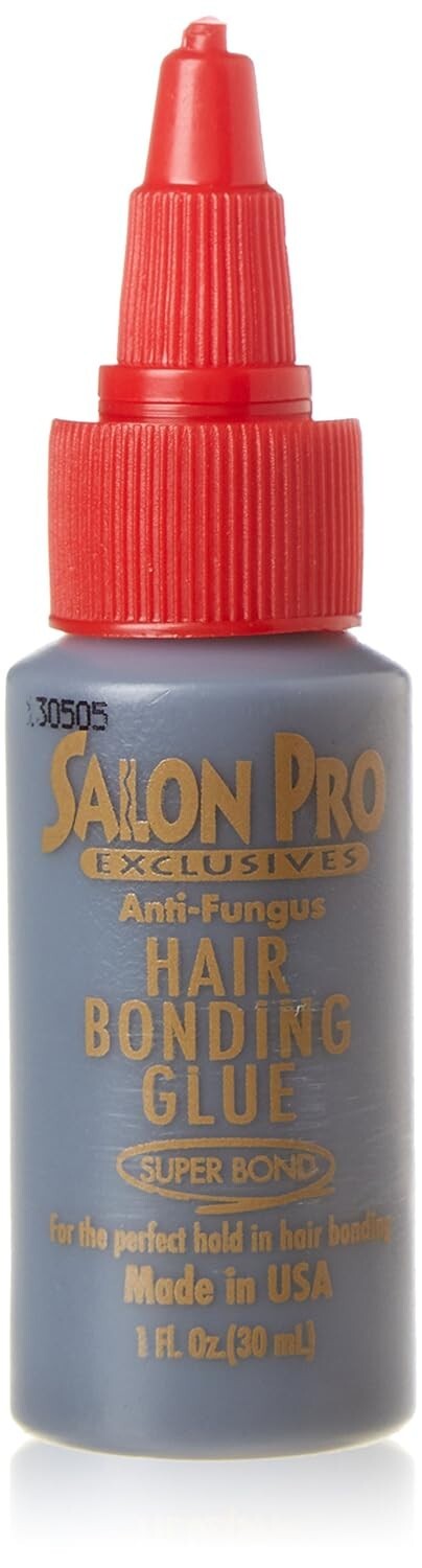 Salon Pro Anti-fungus Hair Bonding Glue Black For Hair Extension 1oz