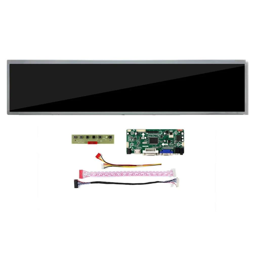 24 inch Bar LCD Screen DV240FBM-NB0 1920*360 +HDMI VGA AV Controller Board