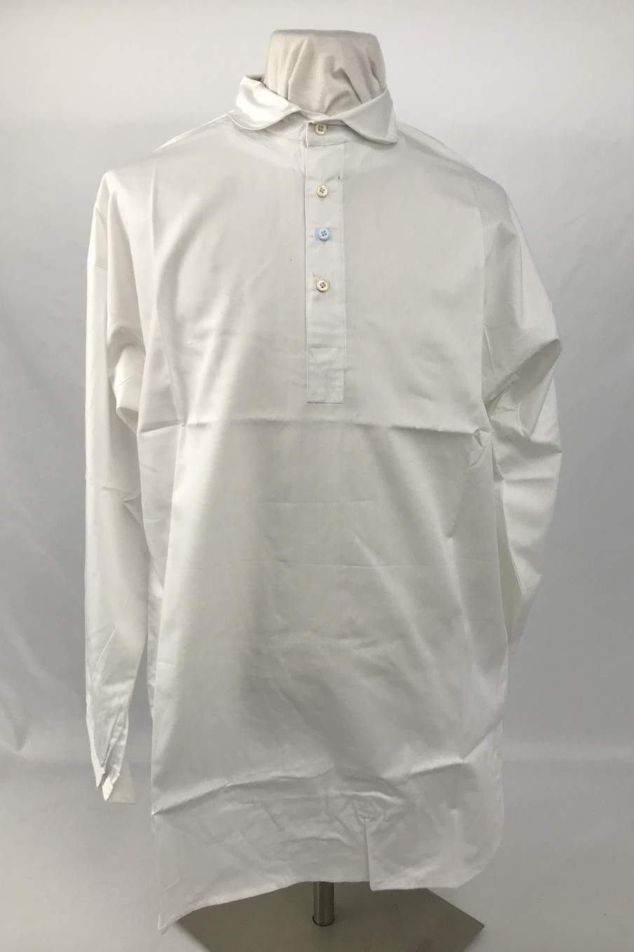 White Shirt with Mother of Pearl Buttons - Reenactment, Civil War - Size Medium