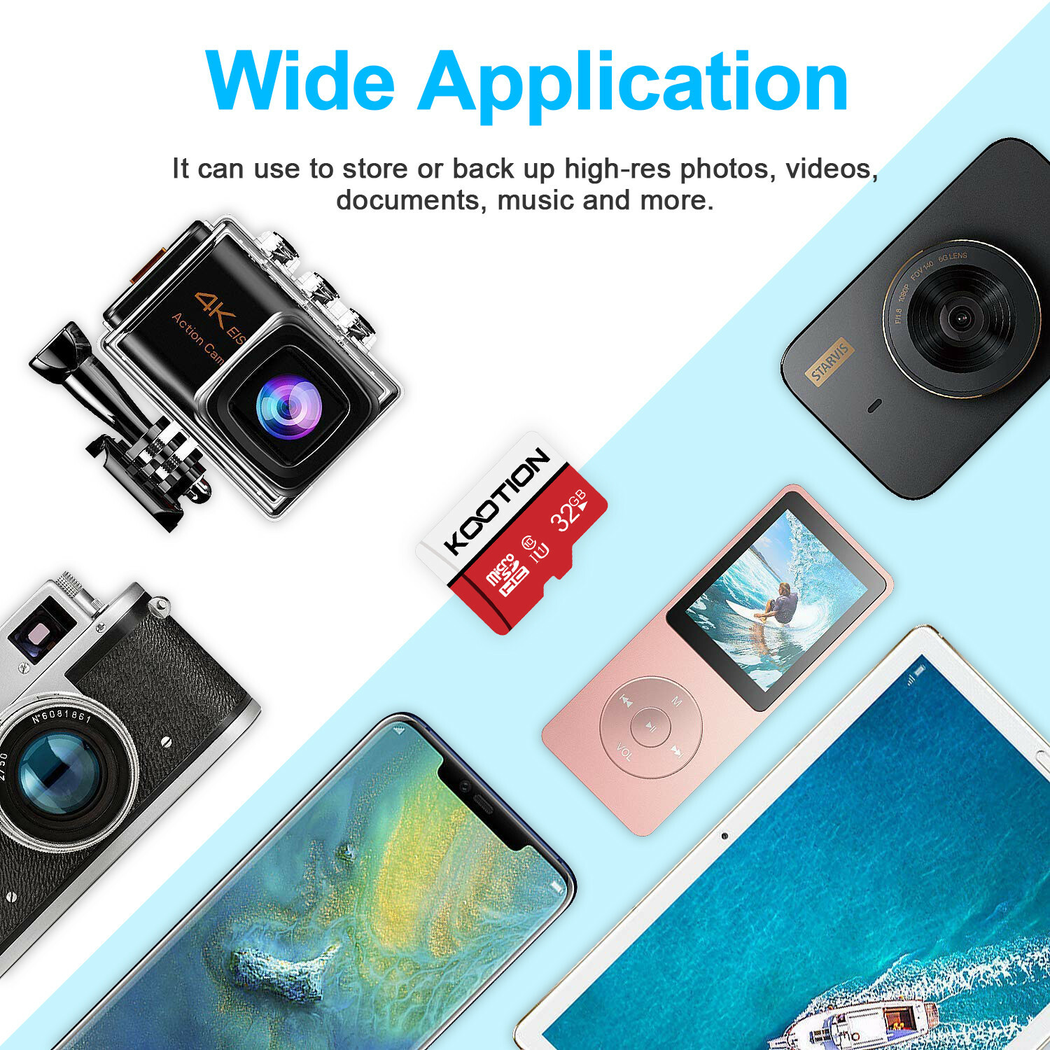 1/2/3PCS 32G 64G 128G Micro SD TF Card SDXC Flash Class 10 Memory Card Wholesale