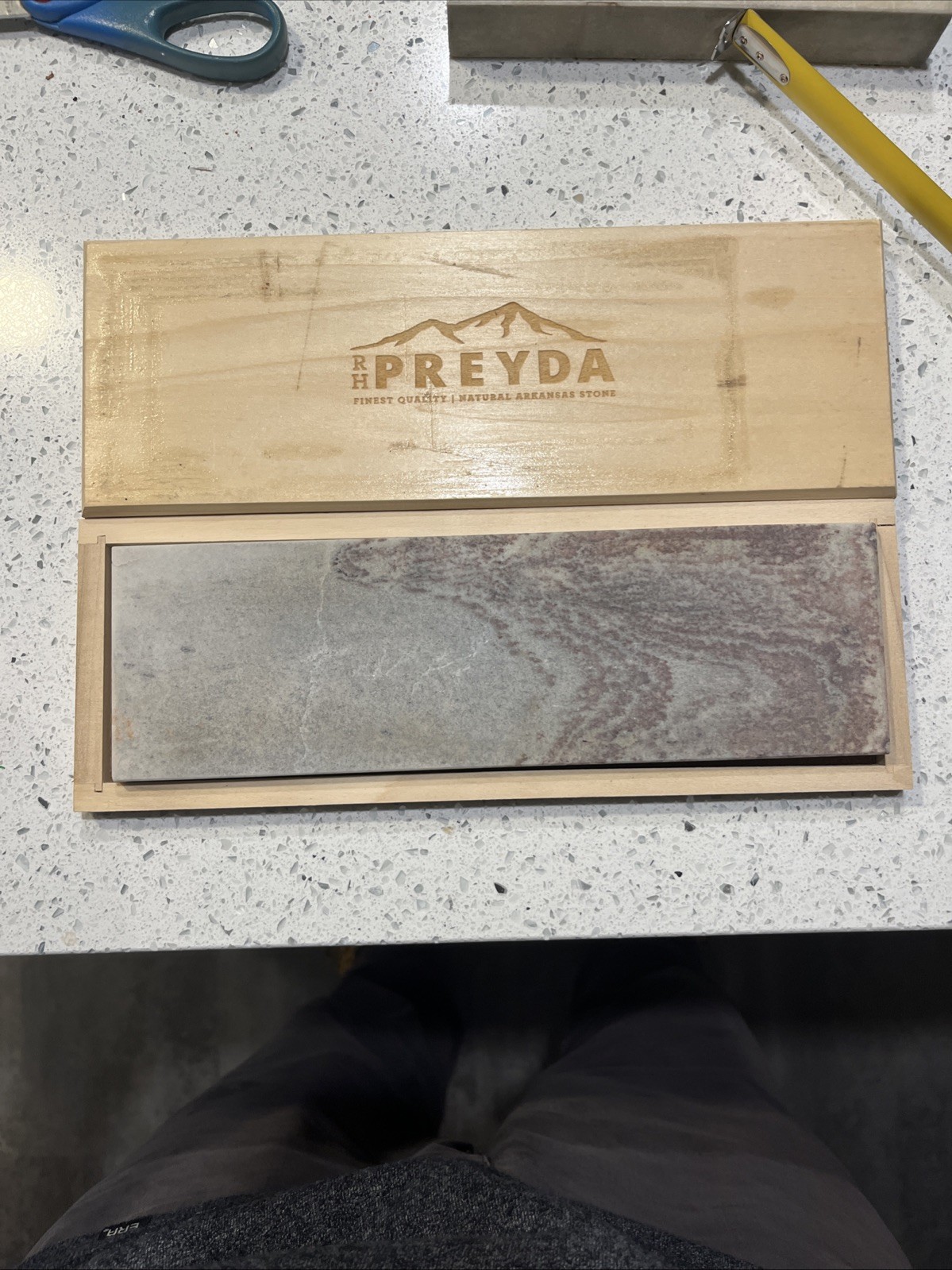 RH Preyda 10” X 3” Soft Arkansas Stone Custom