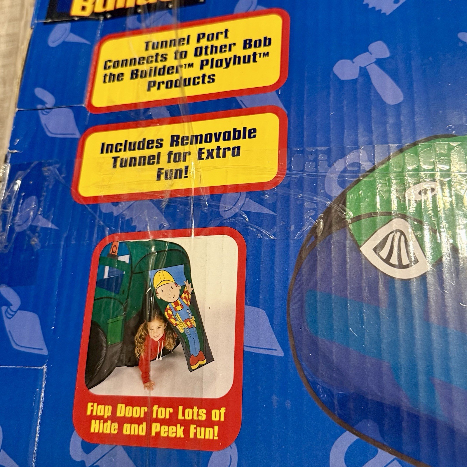 Bob The Builder Roley Very Rare Play Vehicle Popup Play House Tent Tunnel Sealed