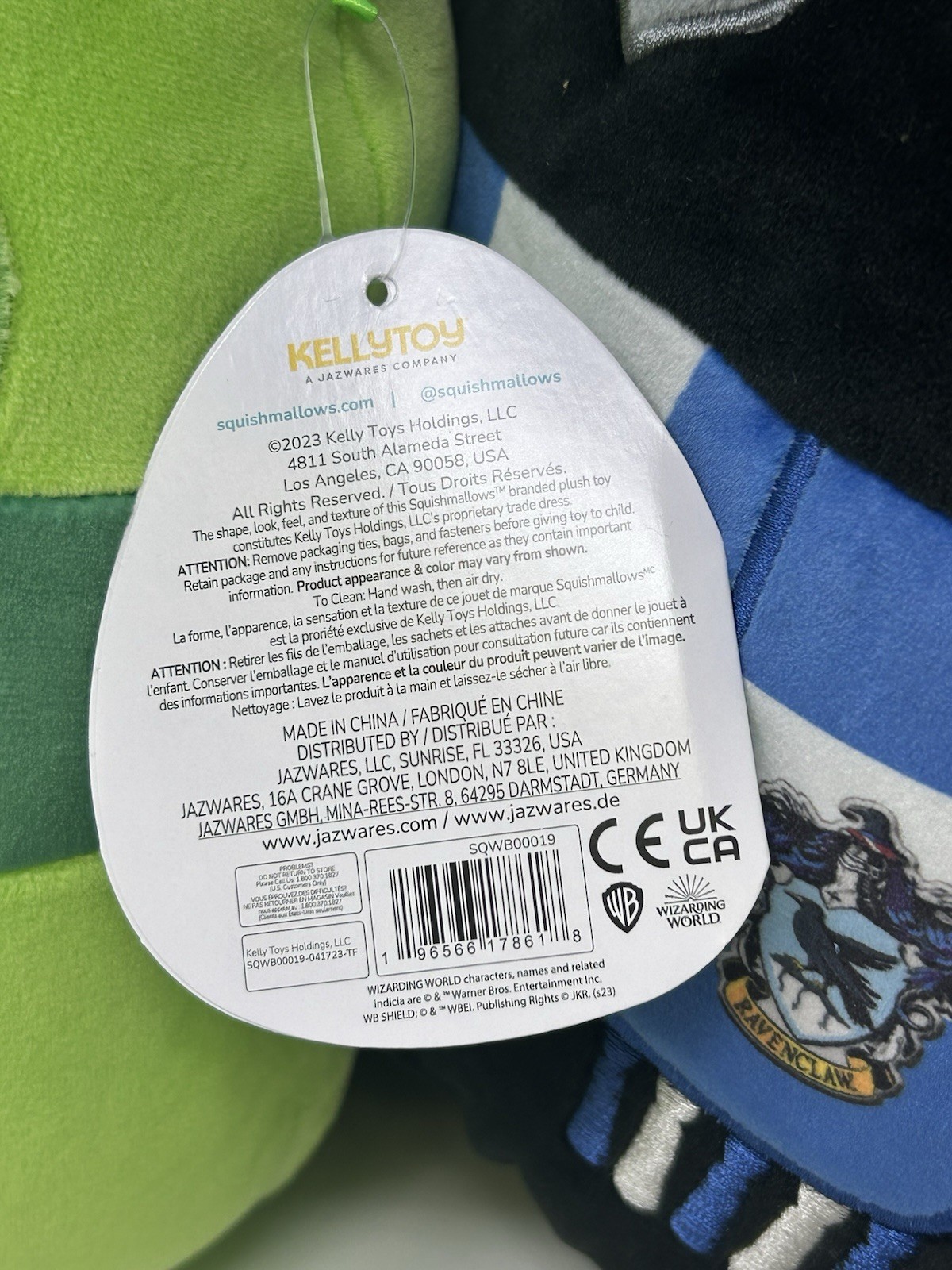 Harry Potter Squishmallows 10” Set (Gryffindor Ravenclaw Slytherin Hufflepuff)