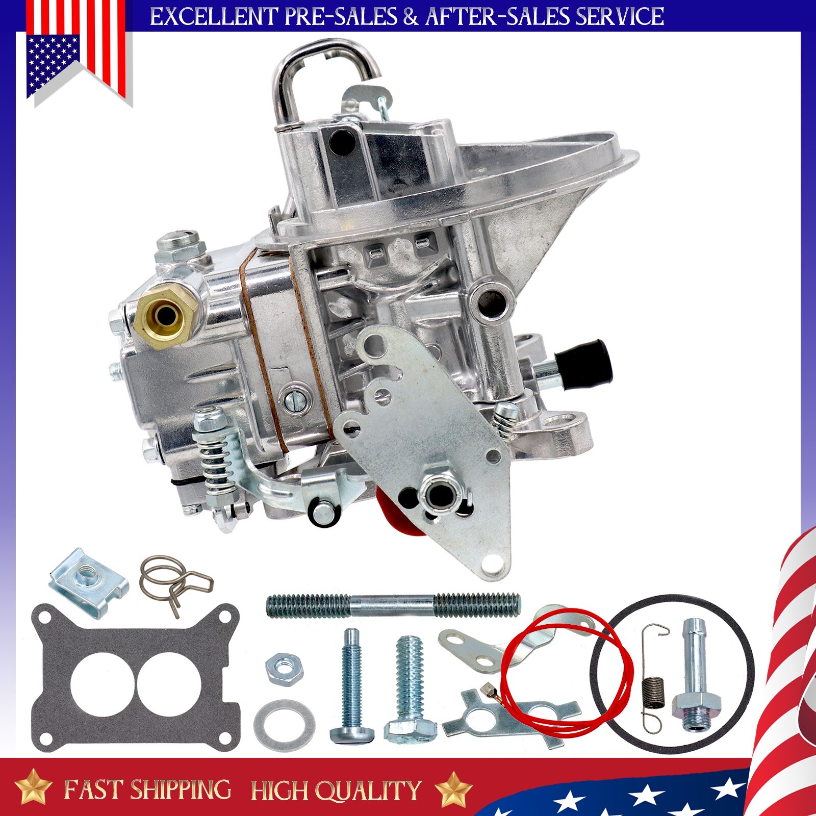 Marine Carburetor 500 CFM Electric Choke 0-80402-2 For Holley 2300 Gas New 🔥