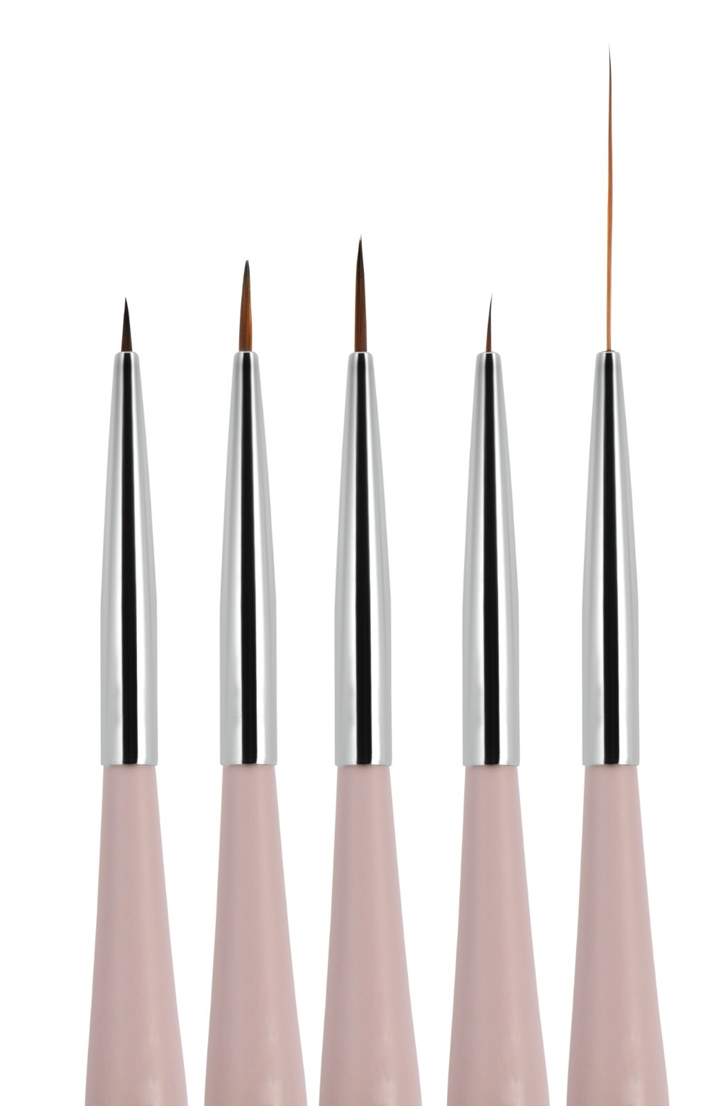 5pcs Nail Art Liners Striping Brushes Fine Line Drawing Detail Painting Blending
