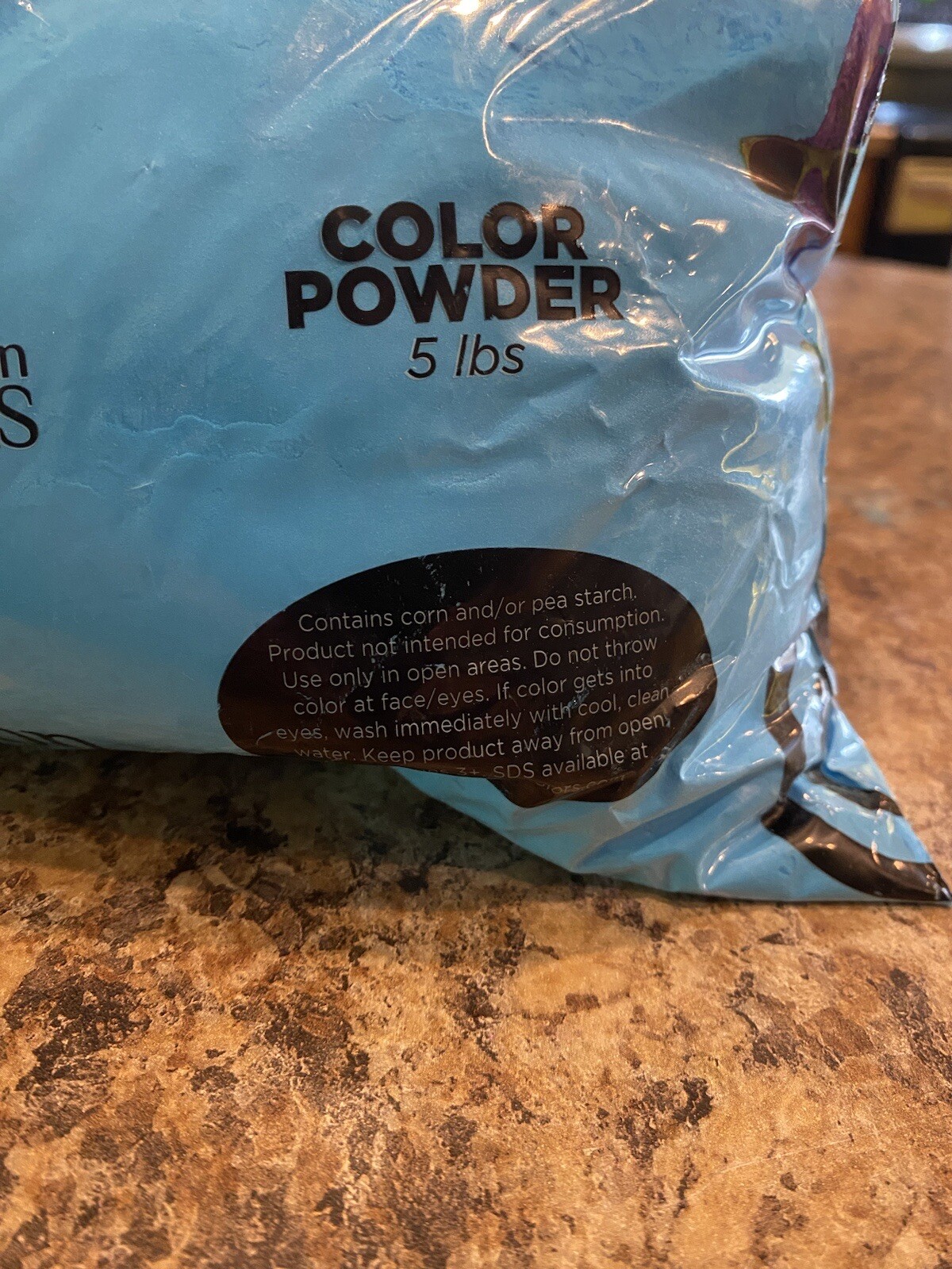 Color Blaze Gender Reveal 5 Lbs Blue Powder.