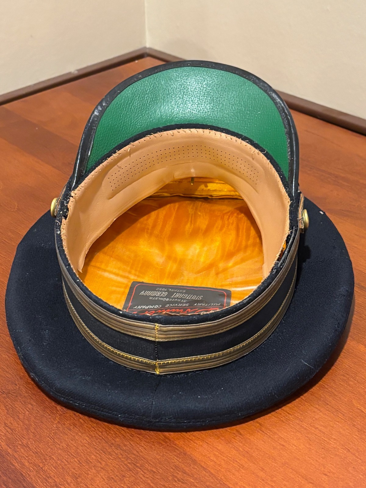 WWII ERA US ARMY CHAPLAIN DRESS & SERVICE VISOR HAT CAPS IDENTIFIED NAMED + MORE