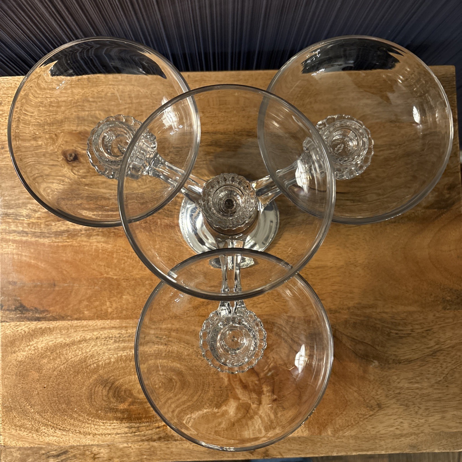 Vtg Cambridge Epergne Sheffield Sterling Weighted Base Centerpiece Candle Holder