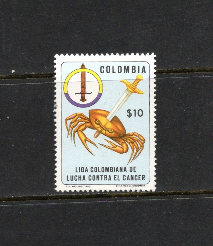 S5962  Colombia  1980   Fight against Cancer   1v.   MNH