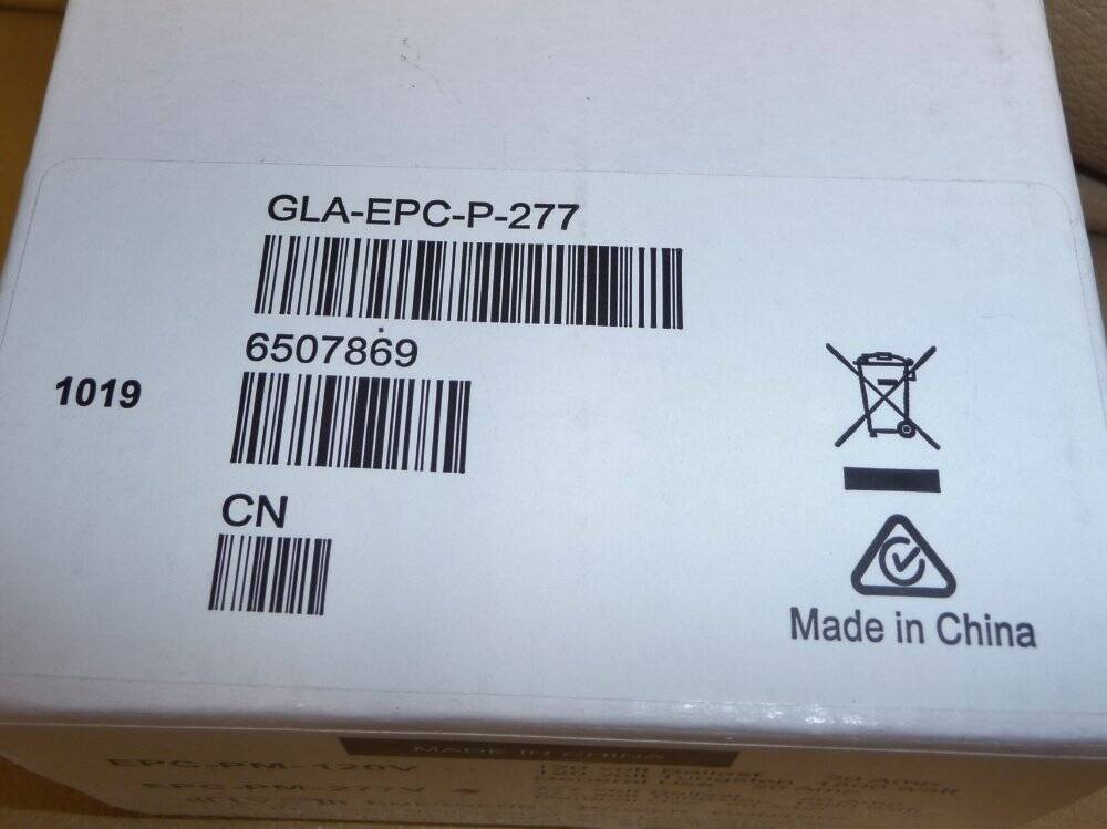 LVS Controls EPC-PM-277V Emergency Lighting Power Control Crestron GLA-EPC-P-277
