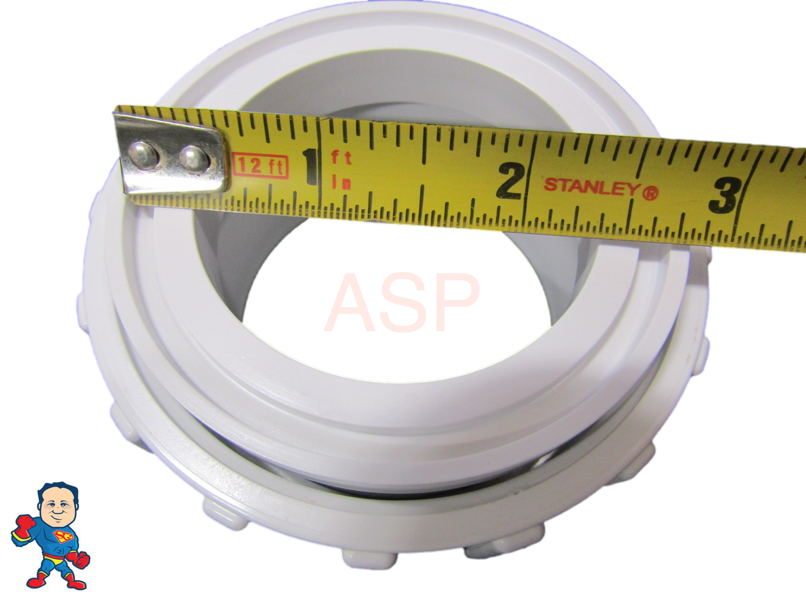 Hot Tub Spa 2" Heater or Pump Union Gasket Combo (1) 2 1/2" Lip & (1) 2 5/8" Lip