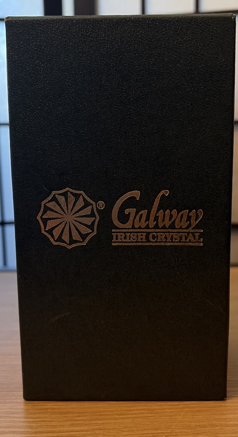 Original GALWAY Cut Crystal Bell Hands Heart Crown Claddagh Etched IRELAND