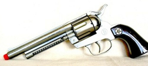 Gonher Cowboy Revolver Peacemaker Die Cast Pistol 12 shot cap gun toy