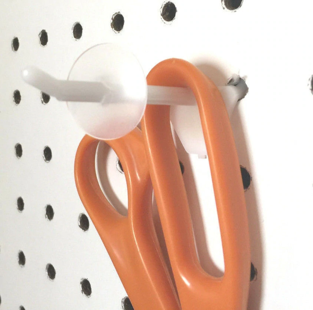 (250 Pack) Pegboard or Slatwall Peg Hook Product Stopper Retainer. 1" Nylon USA