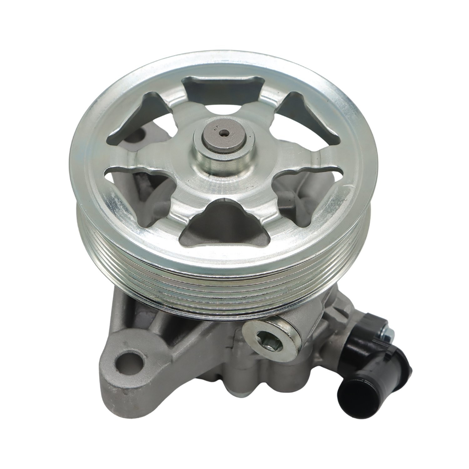 Power Steering Pump W/ Pulley For 2008-2012 Honda Accord EX LX L4 2.4L 21-5495