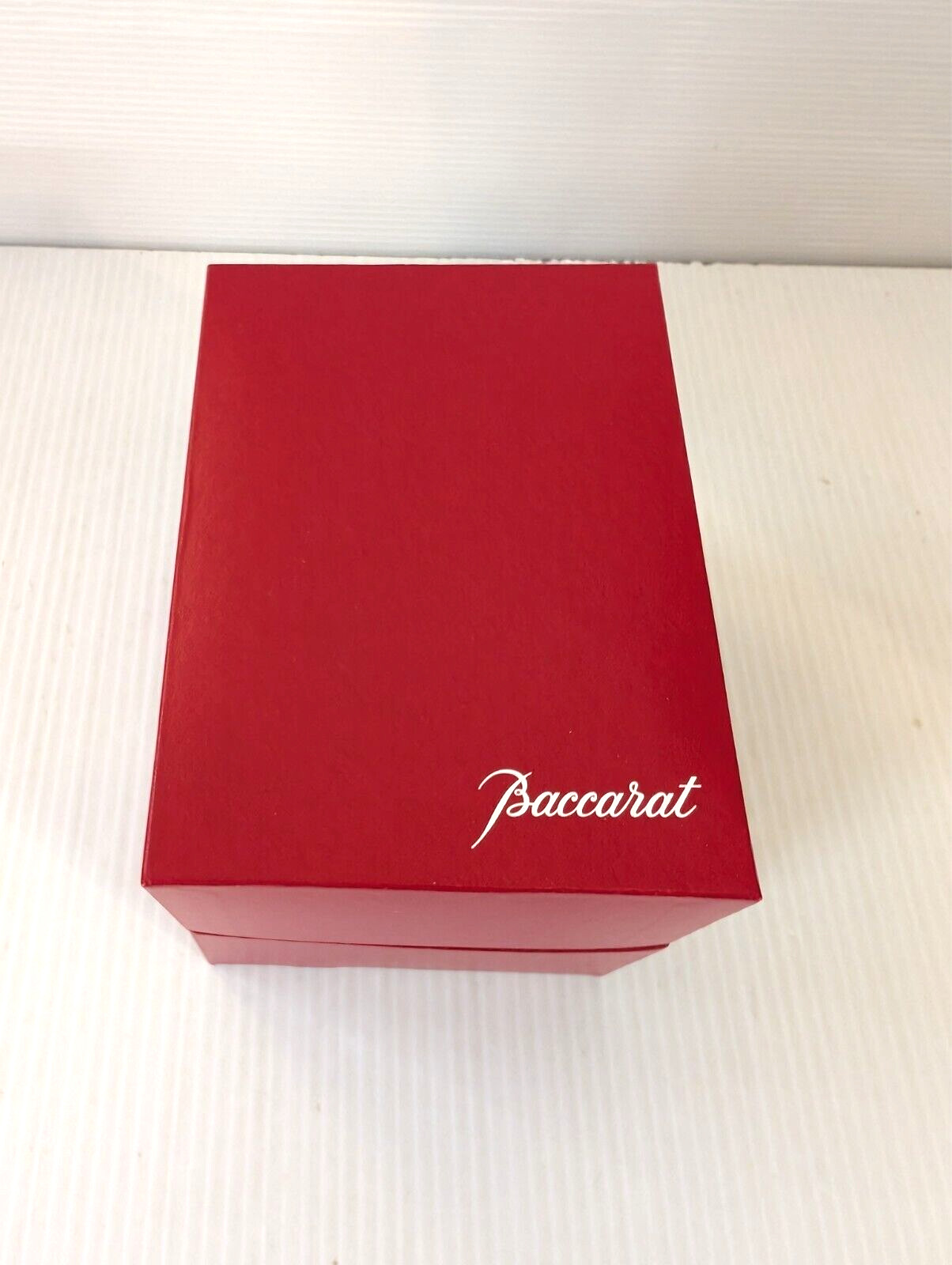 Authentic Baccarat Small Red Gift Box - multiple sizes available