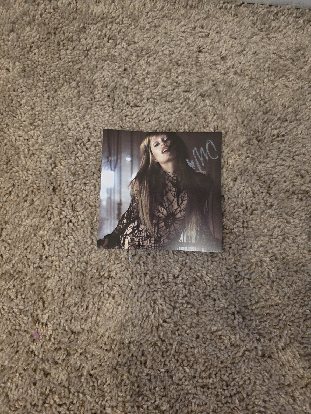 Miley Cyrus Something Beautiful Signed Cd Insert REPRINT