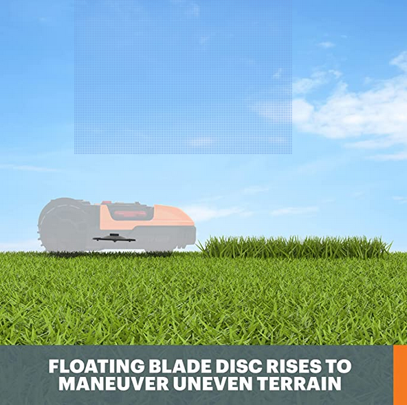 WR155 Worx 20V LANDROID L 1/2-Acre Cordless Robotic Mower - 5.0Ah Battery - OB