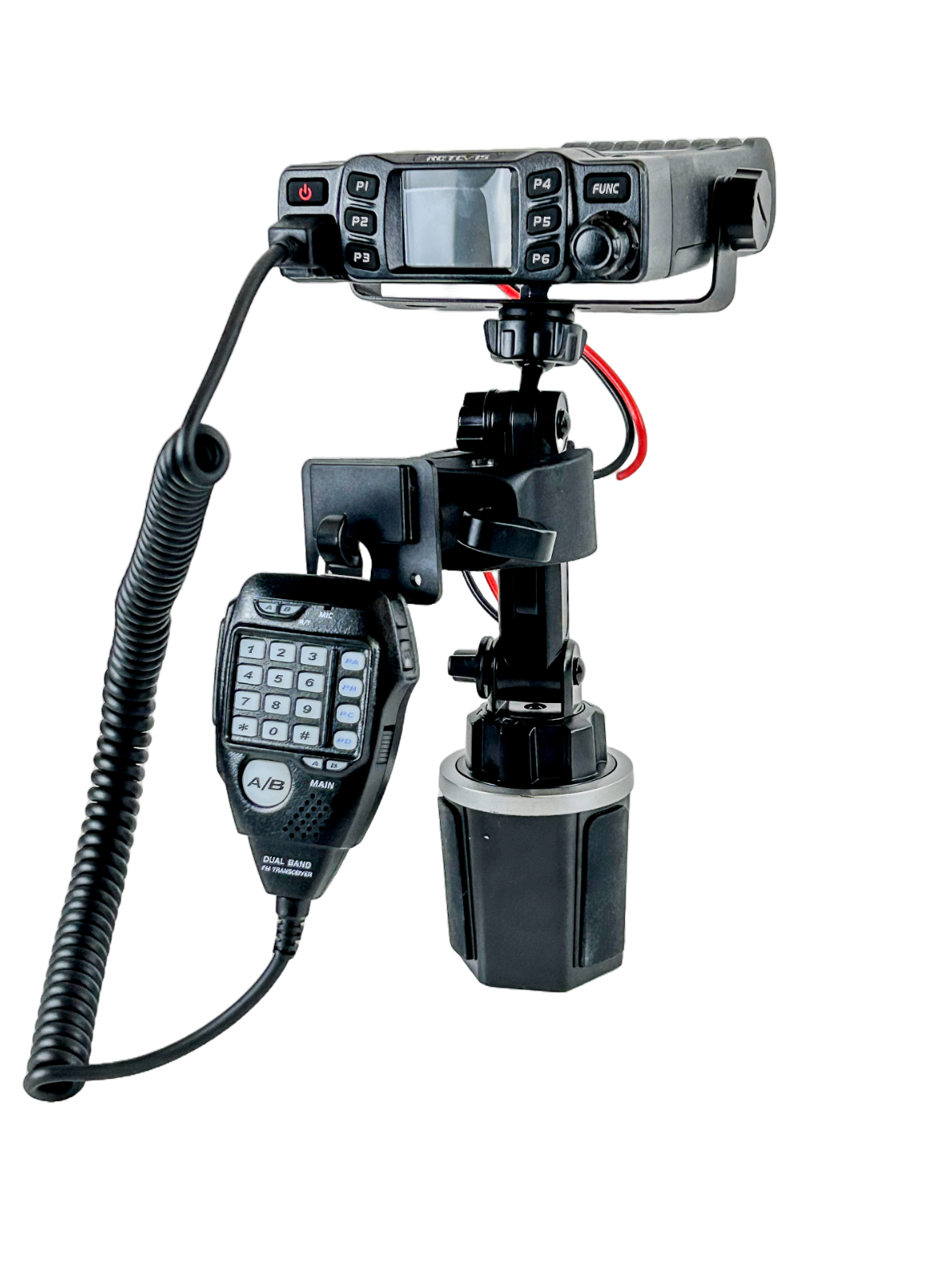Retevis RT95 Cup Holder Mount With Mic Holder