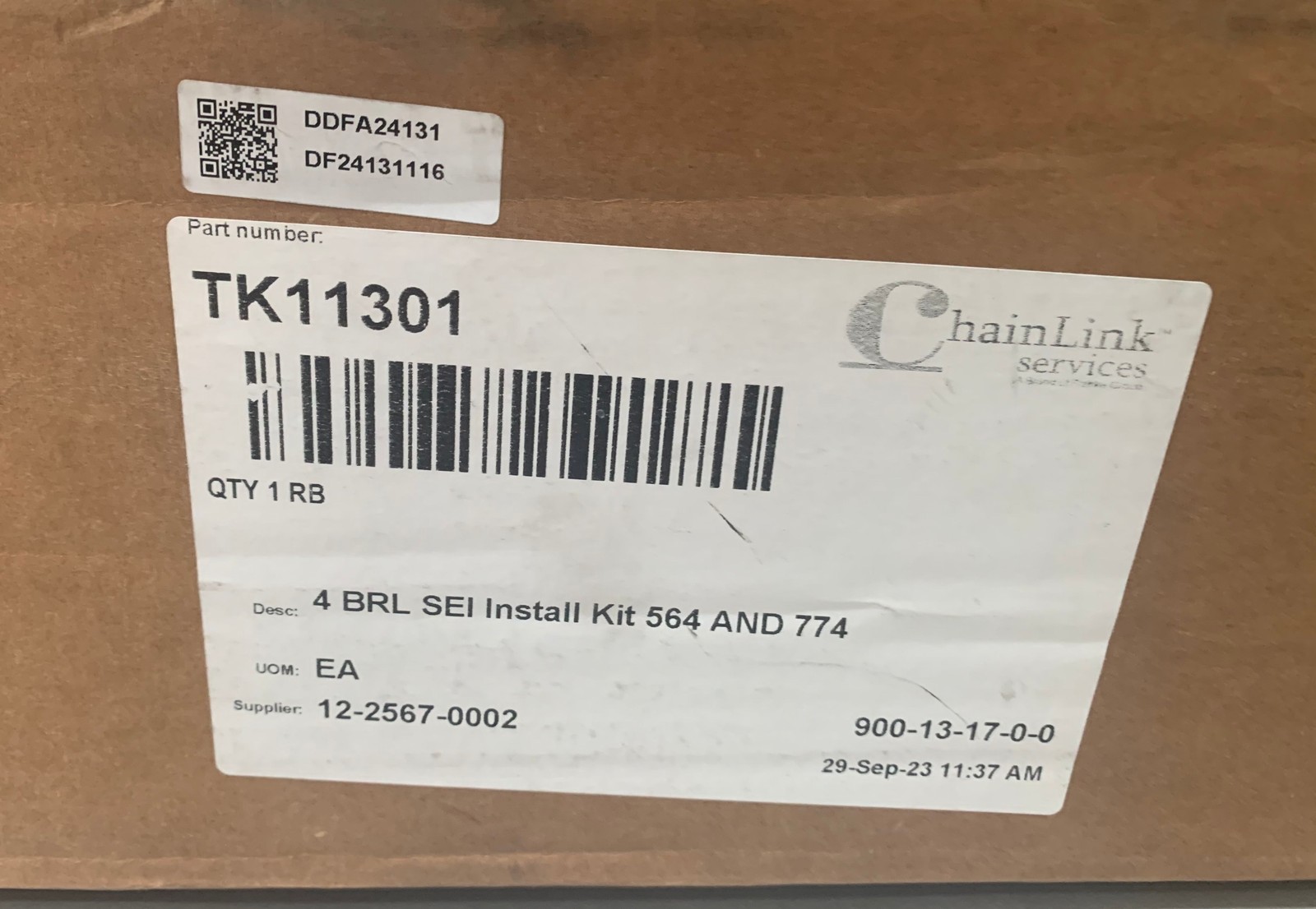 FBD 12-2567-0002 4-Barrell SEI Install Kit 564 & 774