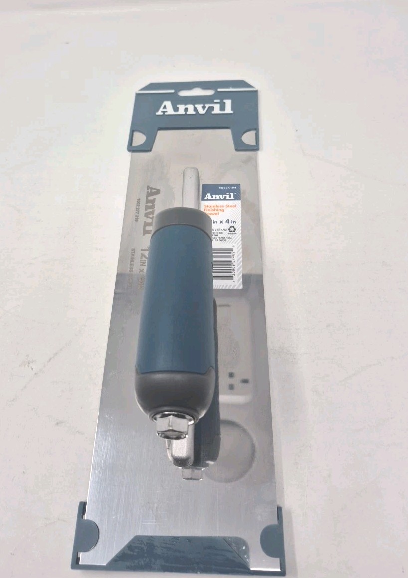 Anvil 12 In. X 4 In. Stainless Steel Finishing Trowel - New Open Box - See Desc.