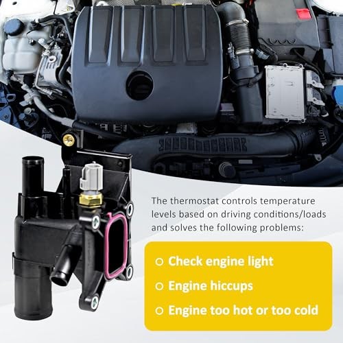 LF941517Z 902690 Engine Coolant Thermostat Housing Assembly for Mazda 3 5 6 CX