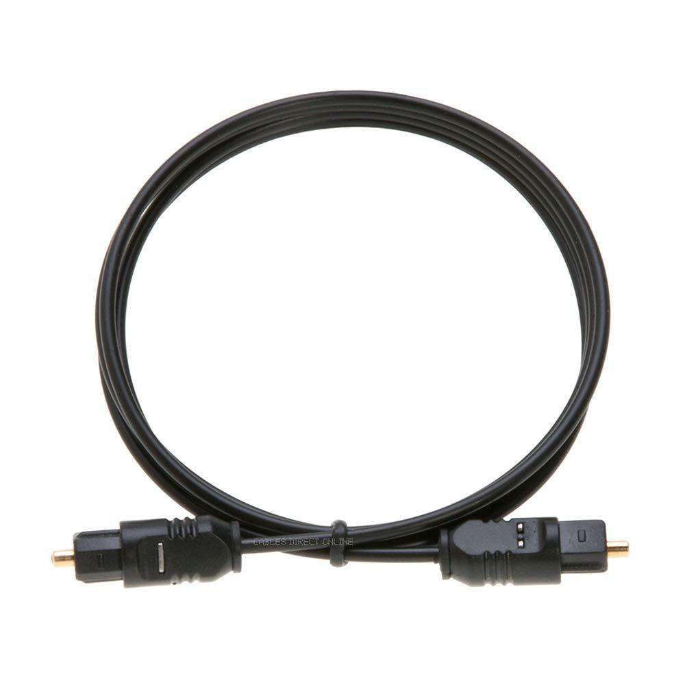 Toslink Cable Fiber Optical Digital Audio SPDIF Sound Bar Cord 1ft - 50ft Lot