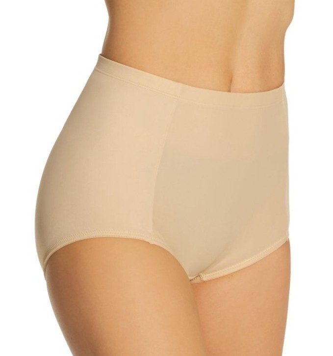 Maidenform FLEXEES Shapewear Brief FP0058 Black Beige DISCONTINUED Women's S-3XL
