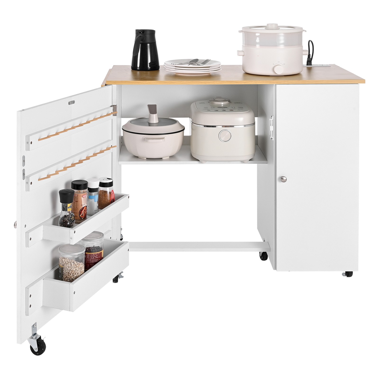 VEVOR Folding Sewing Table Multipurpose Sewing Machine Table Charging Station