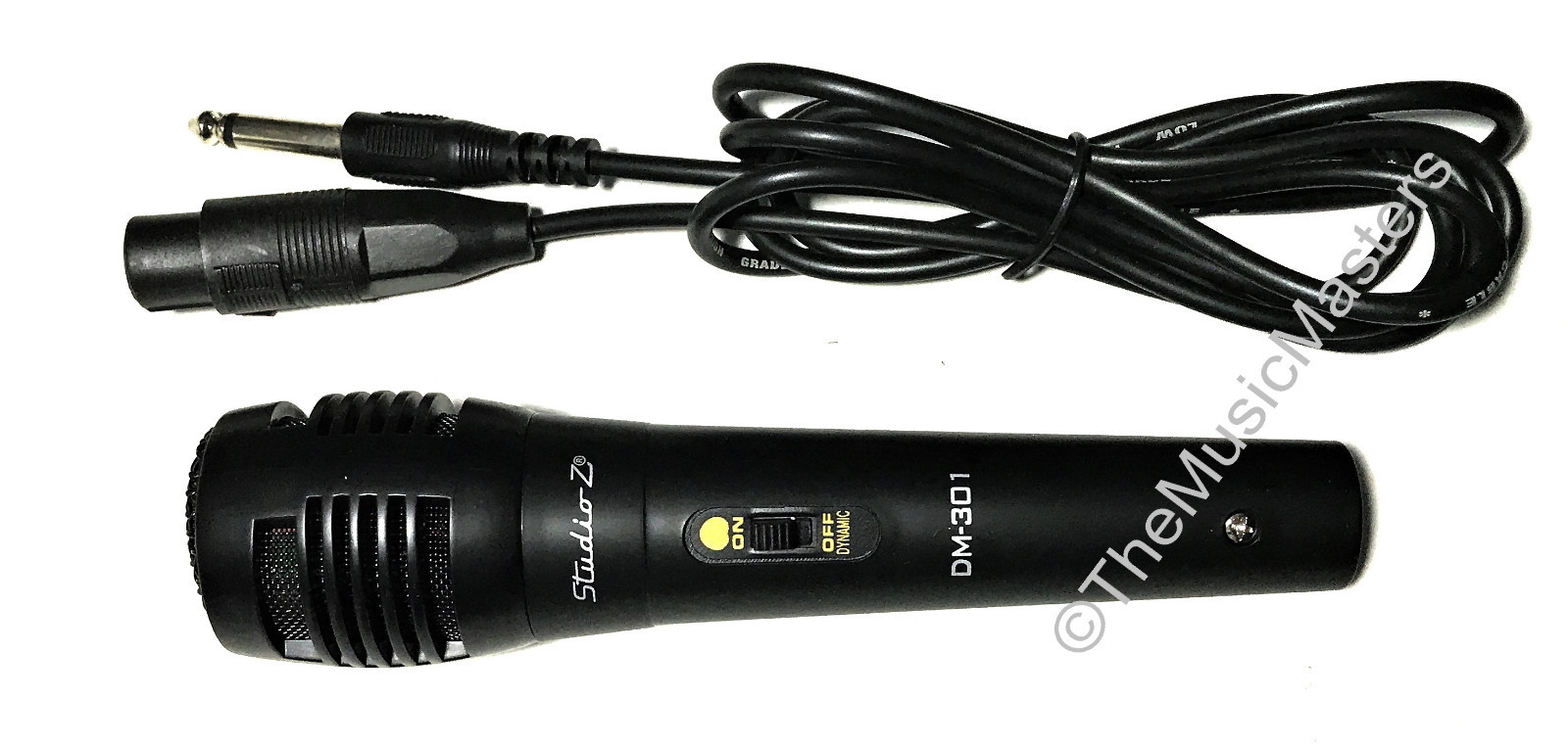 Handheld Karaoke DJ Vocal Dynamic Microphone Mic On/Off Switch XLR to 1/4" Cable