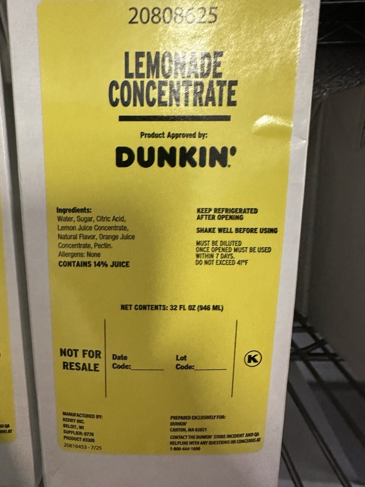 Dunkin Refresher Flavors 4 Pack