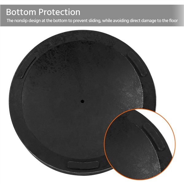 Round Patio Umbrella Base 30lbs 1.5″/1.9″ Outdoor Living Heavy Duty