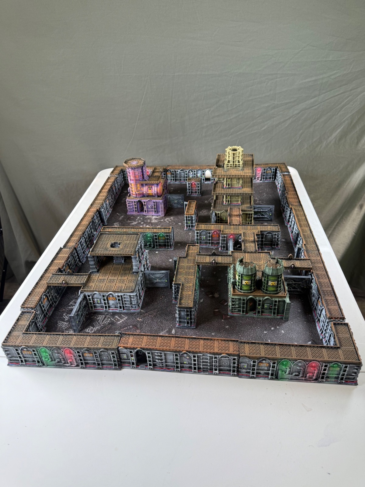 Ready Painted Kill Zone Complet Set Wa rhammer Kill Team Scatter Terrain