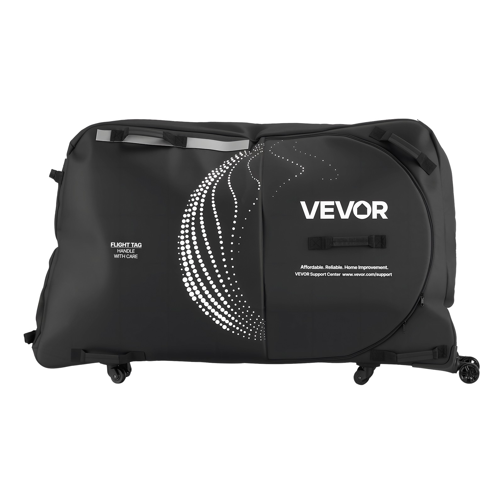 VEVOR Bike Travel Bag Max. Wheelbase 51 in 600D Bicycle Storage Carry Bag