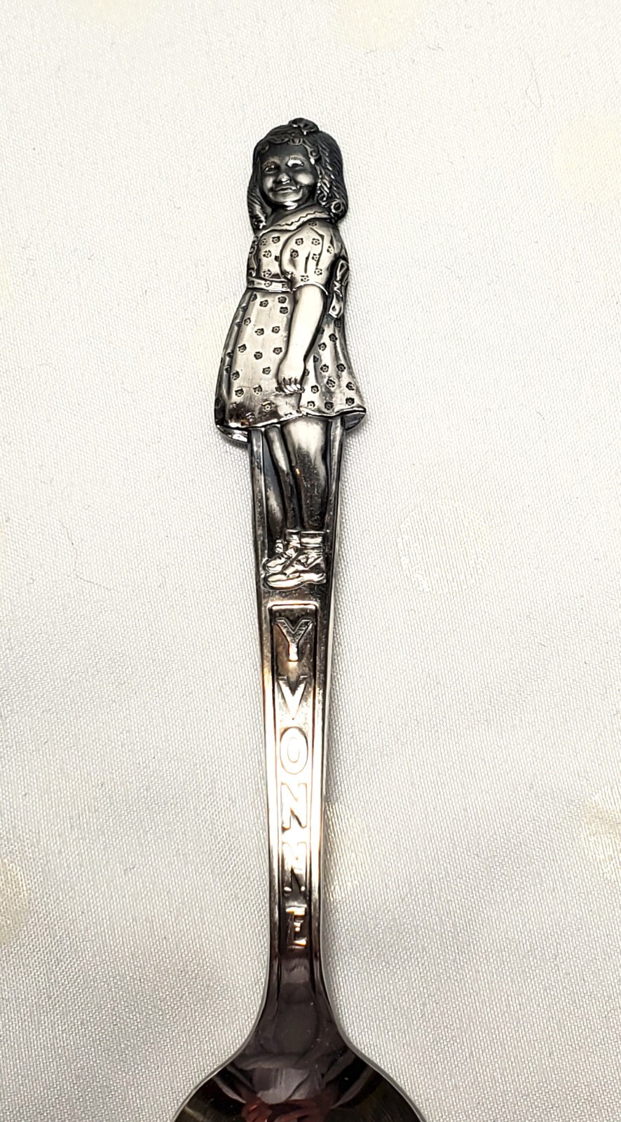 Carlton Silver Plate DIONNE Quints Quintuplets Sisters Girls Spoon 5 Set 1940’s