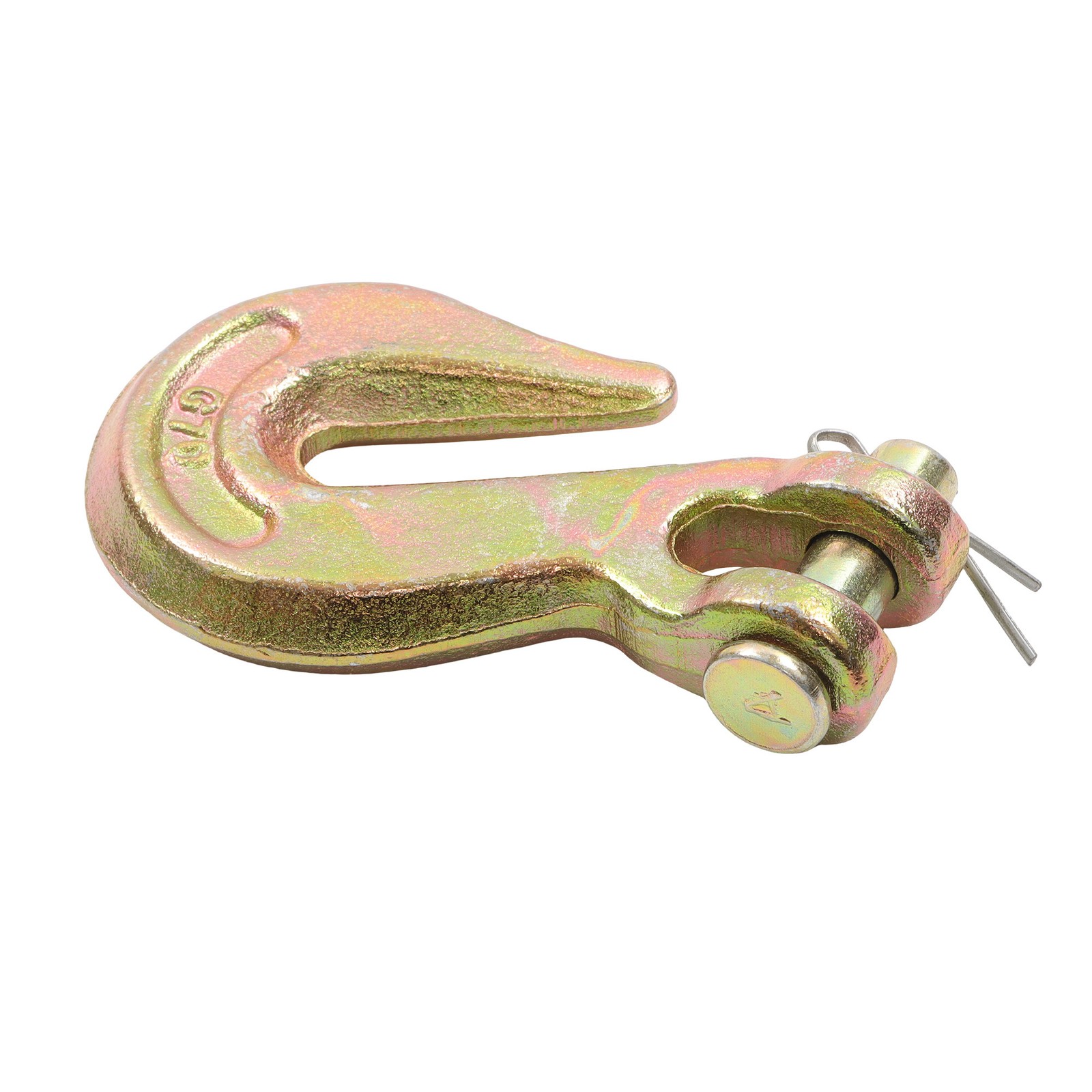 3/8 Inch 6600 Lbs Clevis Grab Hooks G70 for Trailer Truck Tow Chain (10 Pack)