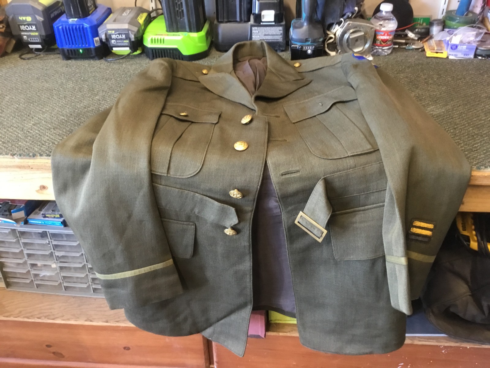USAC 1941 OFFICER UNIFORM, GABARDINE, LARGE