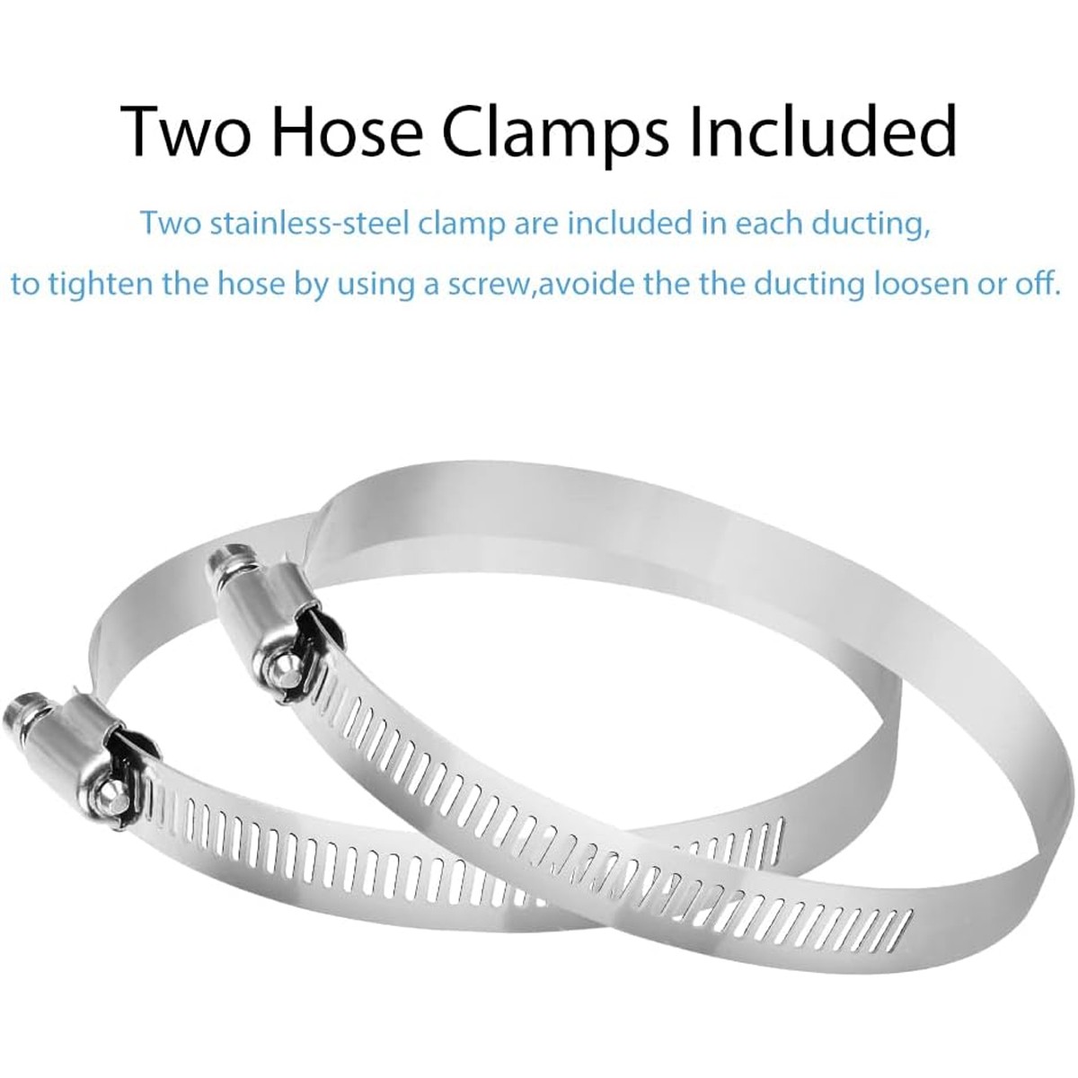 Flexible 4 inch 10 FT Aluminum Ducting Dryer Vent Hose for HVAC Exhaust