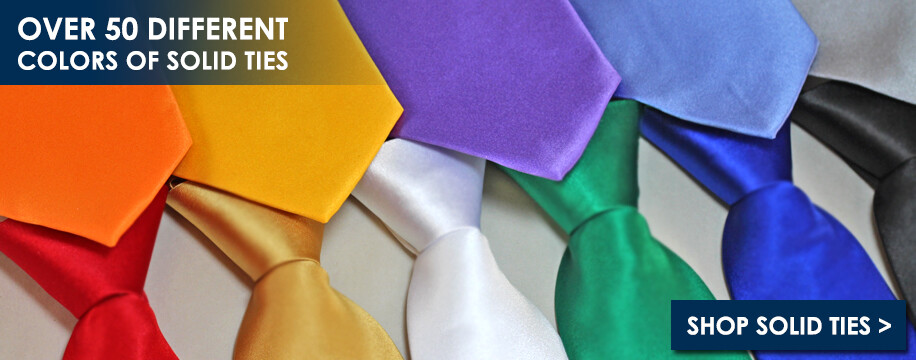 New Romario Manzini® Men's Traditional Solid Color Ties (55 colors)