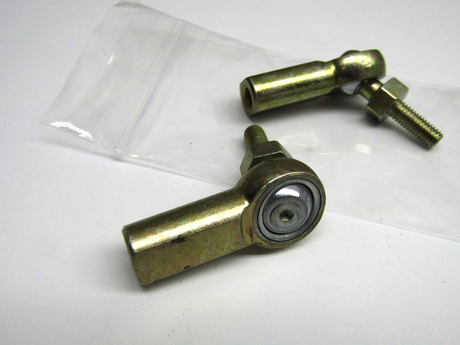 (Lot of 2) 10-32 Rod End Bearing Ball Joint with Stud Female, RH Linkage