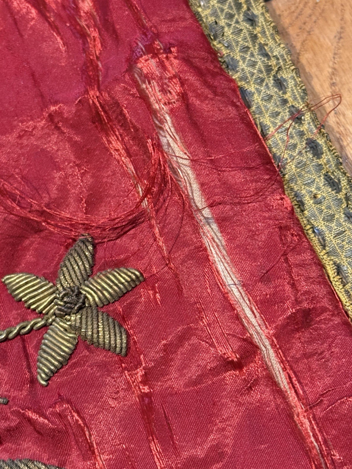 Vintage Catholic Processional Banner Dedicated To St Vincent Ferrer Banner