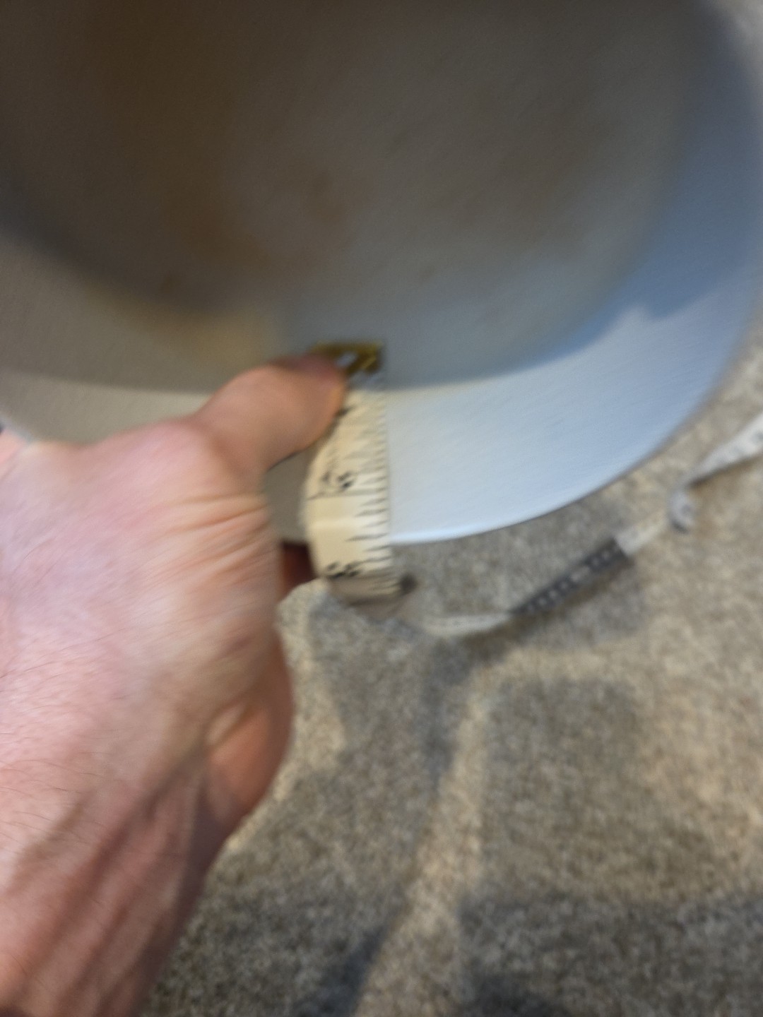 Vintage Enamelware Over Cast Iron Yellow Saucepan With Spout & Wooden Handle MCM