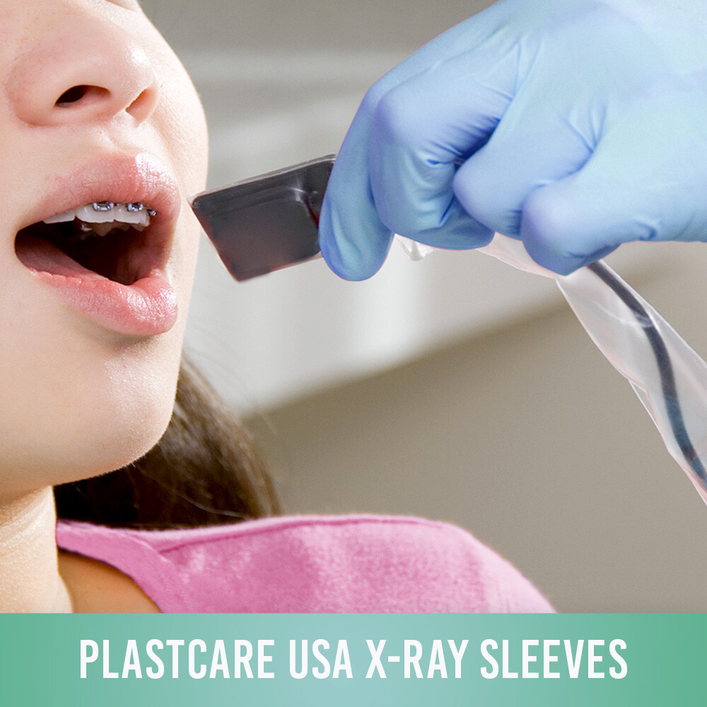6000 Biodegradable Disposable Dental X-Ray Sensor Cover Sleeves (8" x 1 3/8")