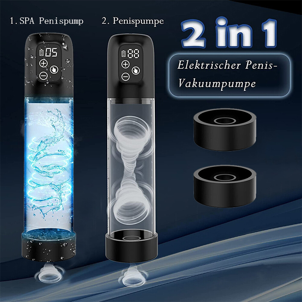 Penis Vacuum Sucking Pump Enhancer Digital LED Display Male Men Enlarger Growth