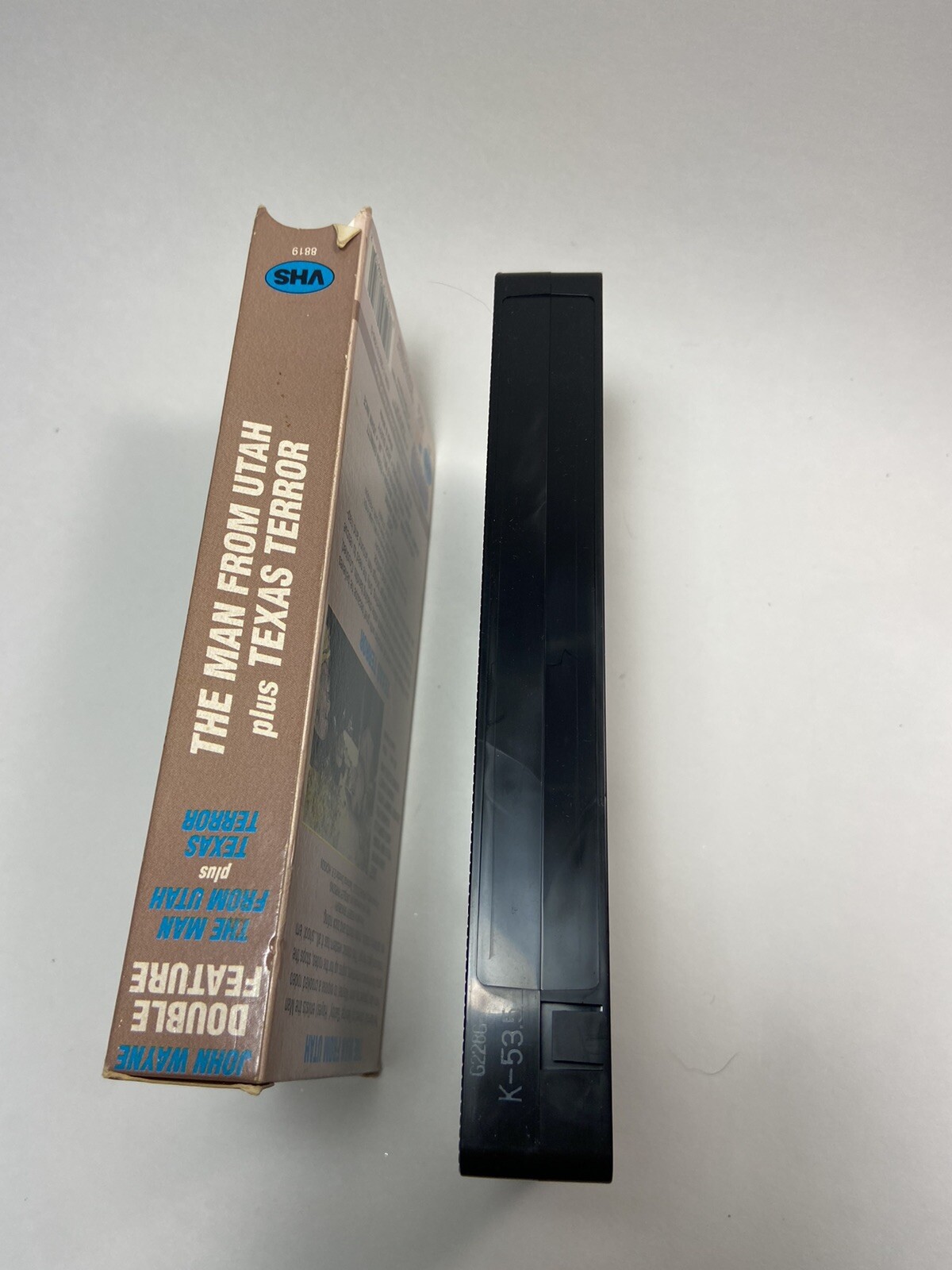 John Wayne VHS Movie Double Feature The Dawn Rider Lawless Frontier