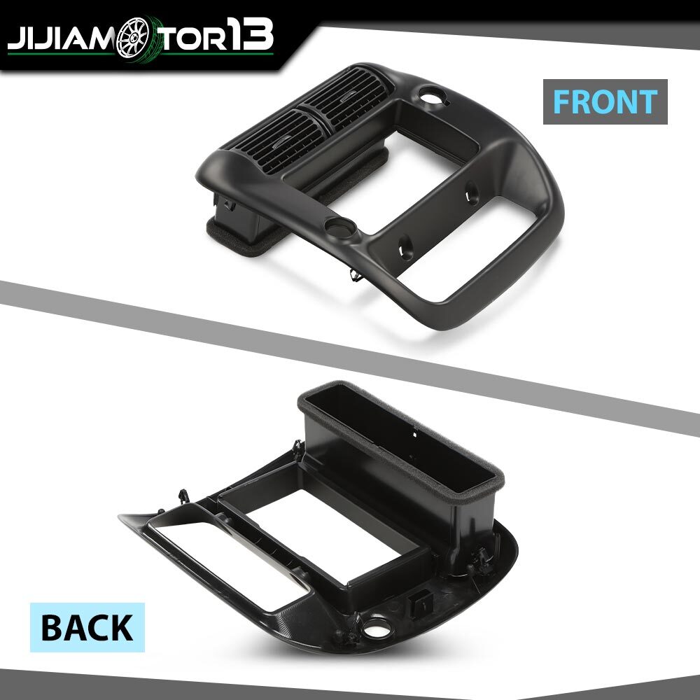 Center Dashboard Radio Panel Vent Trim Black Fit For 97-01 Explorer 97-06 Ranger